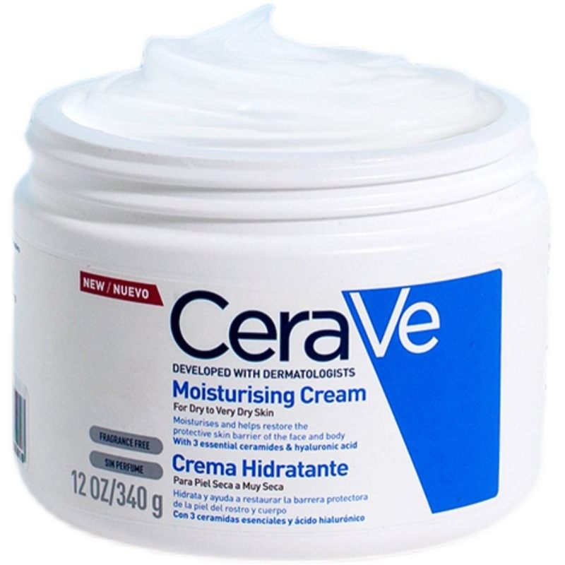 CeraVe/Sele Skin C Cream Feuchtigkeitsspendende Reparaturcreme, 454 g, Allwetter-Feuchtigkeitscreme, verjüngend, geringe Empfindlichkeit