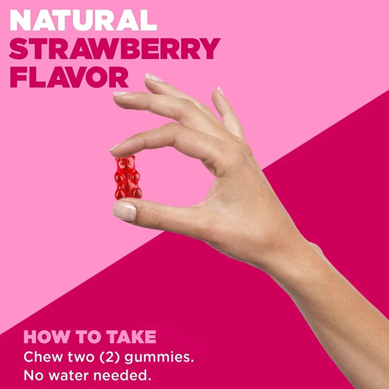 Natural Biotin Gummies - Supports Hair, Skin, Nails & Collagen