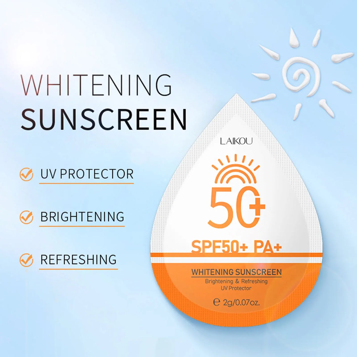 Best Sunscreen Spf 50  Two In One Lightening Sunblock Products