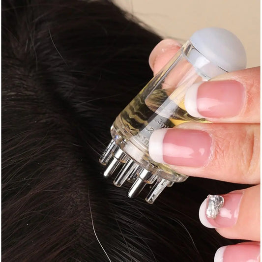 Essential Oil Liquid Guiding Hair Growth Scalp Treatment Medicine Comb Hair Head Massager Scalp Applicator Liquid Guiding Comb