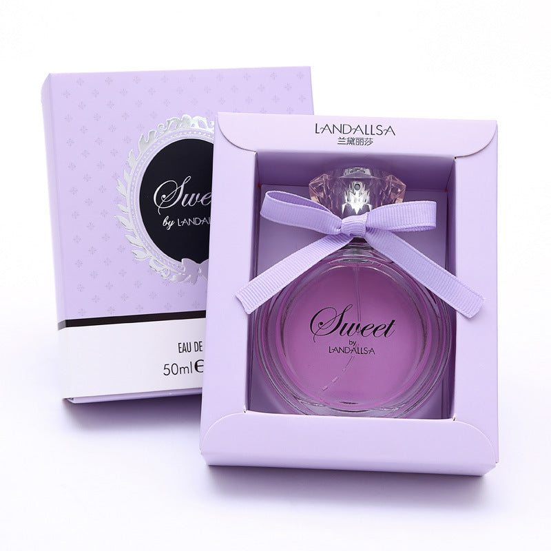 Sweet Explosions Ladies Perfume Sweet Purple 50ml Rose Fragrance Lasting Ladies Students Light Fragrance Fresh Authentic